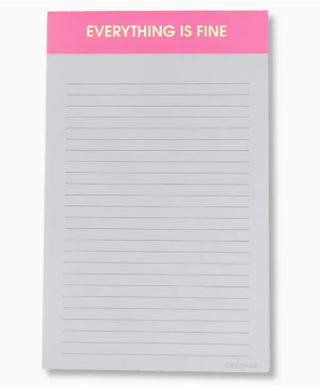 Everything is Fine notepad