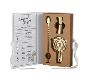 Barware Gold Book Box