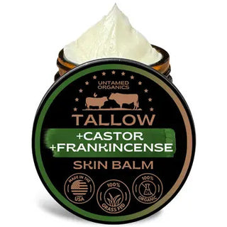 Tallow, Castor, and Frankincense Skin Balm
