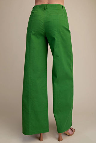 High Rise Wide Leg Pants