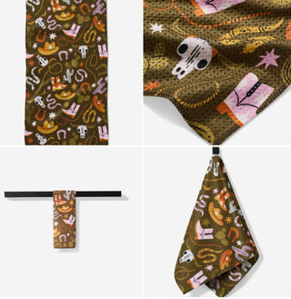 Wild Cowboy Bar Towel