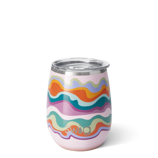 Sand Art Stemless Wine Cup (14oz.)
