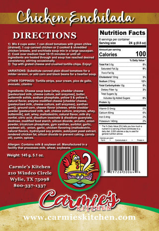 Chicken Enchilada Soup Mix