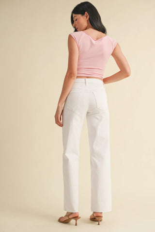 Slim Palazzo with Scissor Cut Pants