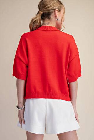 Everyday Cardigan Sweater Crew-Neck Elbow-Length Sleeves