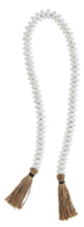 White Tassle Decor Beads