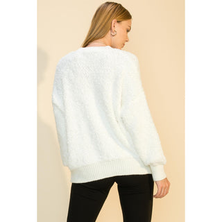 Off White Pullover Sweater