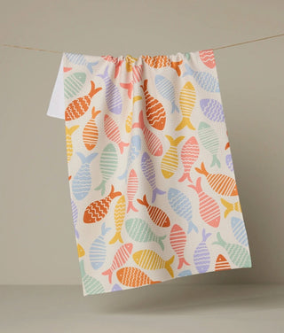 Fish Flip Tea Towel