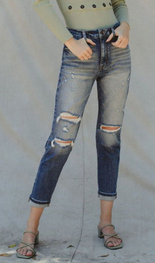 High Rise Mom Jeans